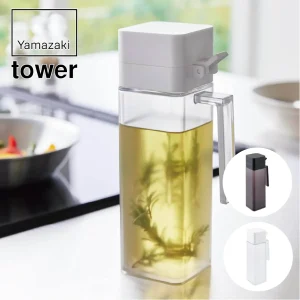 山崎実業 tower 蓋付き調味料ボトル タワー