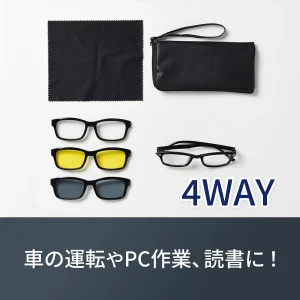 4WAY拡大ルーペ＆昼・夜用カットグラス